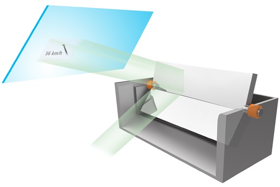 Head-up display with iglidur plain bearings